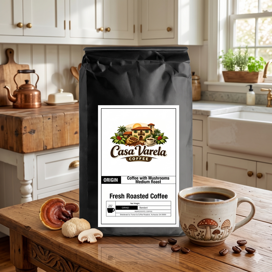Coffee with Mushrooms Medium Roast